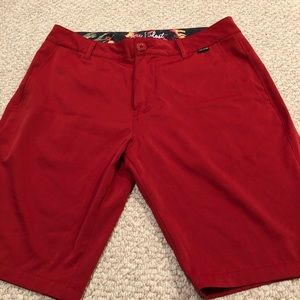 Lost at Sea surf shorts red men’s
